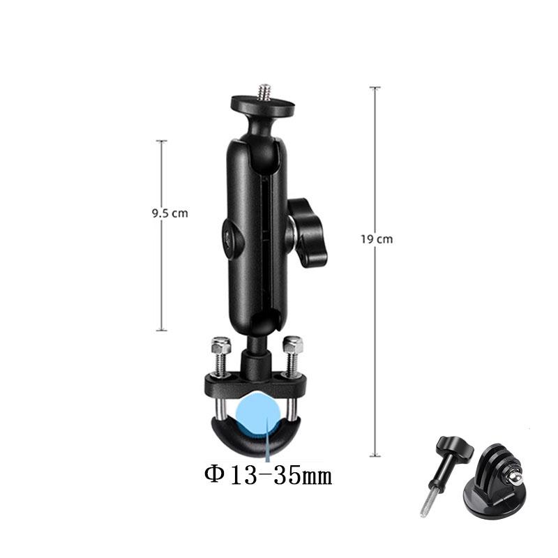 Bicycle Riding Clip Fixed Bracket Bike Handlebar Mount Holder Adapter Clamp Base w 1/4 for Gopro Action Osmo Insta 360 X4 X3