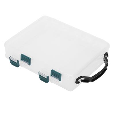 Scatola per Attrezzatura da Pesca a Doppio Strato Multifunzionale Portatile Scatola Porta Accessori da Pesca