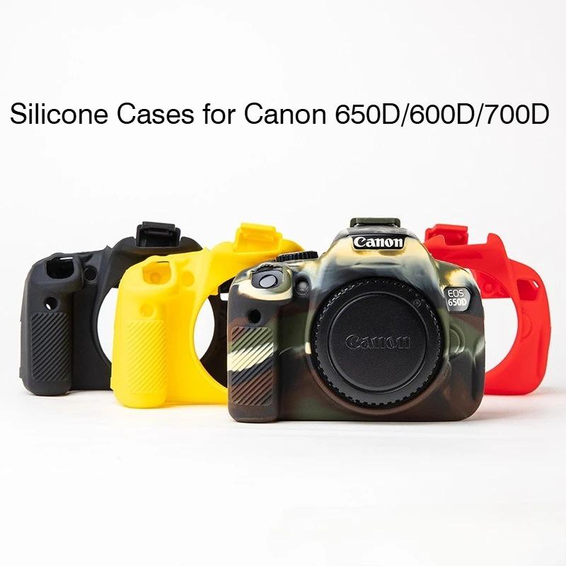 Silicone Cases for Canon 650D/600D/700D DSLR Cameras - 700D Silicone Cover & Photography Soft Bag