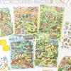 3Pcs Scenes Cartoon Landscape Sticker Pack Forest Village DIY 3D Stickers Cabin Scene Pocket Birthday Gift for Kid Child Student