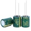 JCCON High-Frequency Low-ESR 33µF 400V Capacitor for Switching Power Supplies, Green Gold, Size 13x21mm 16x20mm.