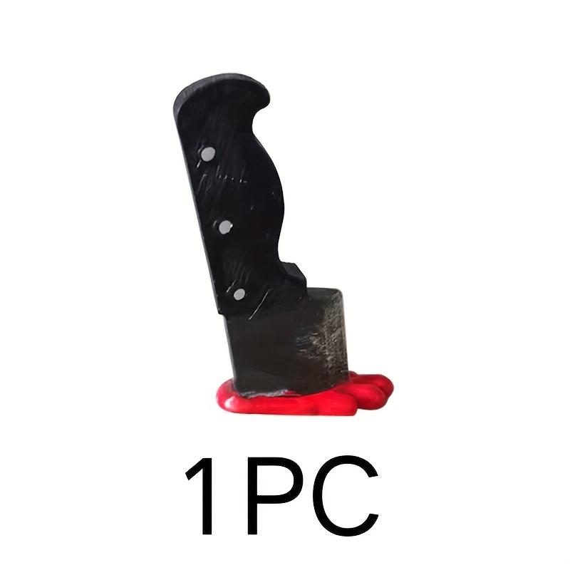 Fake Knife Fridge Magnet Creative Funny Knife Decoration Magnetic Memo Holder Novelty Home Kitchen Decor 2PCS