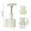 50g Cute Beer Shaped Pastry Moulds Mooncake Molds Mooncake Mould Hand Pressure Plastic Material Baking Accessories Tools