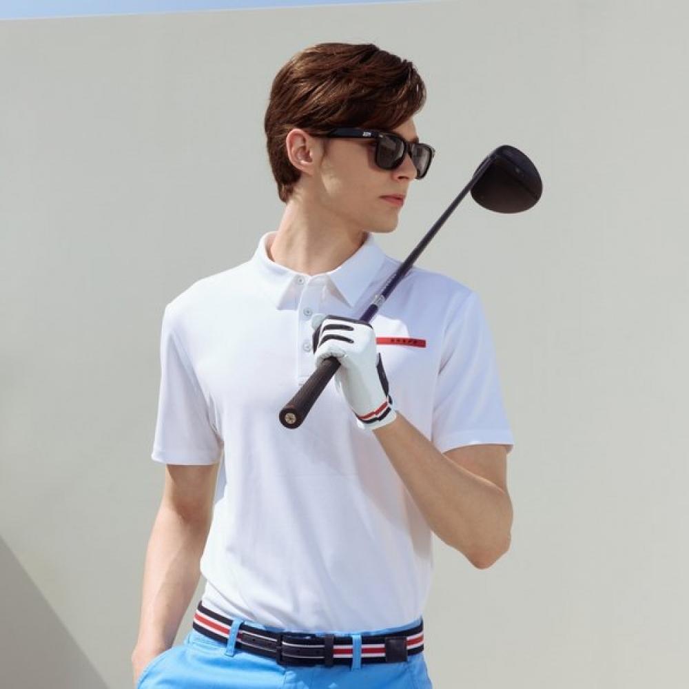 Onoff Men S FuncTional Pique ShorT Sleeve T ShirT Of9513ga whiTe