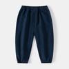 Spring new boys' casual pants elastic waist leggings boys' trousers solid color Harlan single trousers