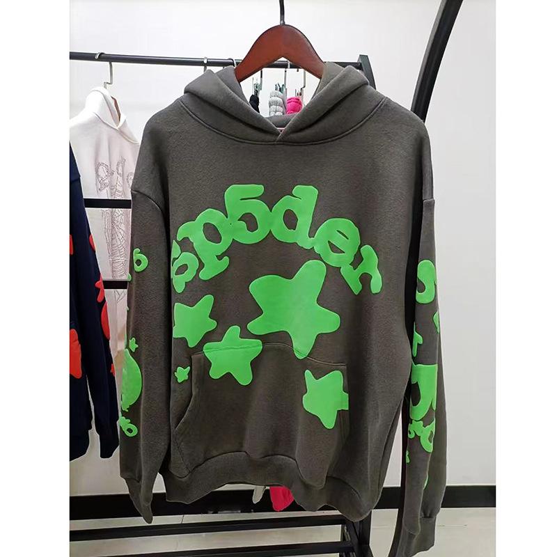 Amerikanischer High Street Spinnenprint Hoodie Unisex Lockerer Partner Hoodie Trendiges Marken Oberteil