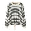 Women's Striped 100% Cashmere Long-Sleeve Sweater