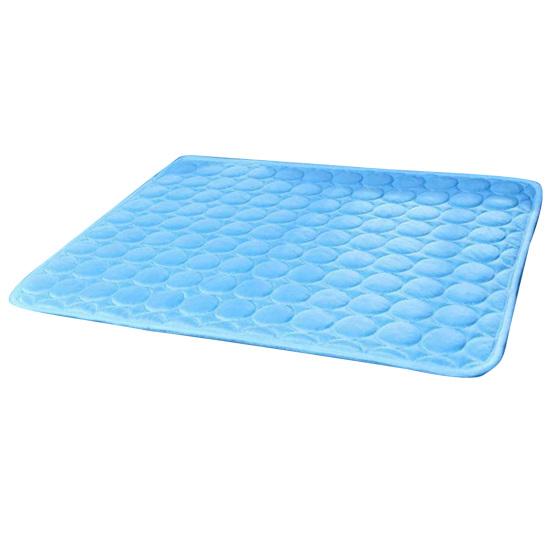 Pet House Ice Silk Cooling Fabric Anti-Slip Edging Soft Quilted Summer Pet Cooling Pad Joint Protection Cooling Pet Cushion