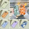 Abstract -FluidWavy Pattern Phone Case For iPhone 17,16,15,14,13,12,11 Pro Max, Lightweight and practical Soft Black Cover