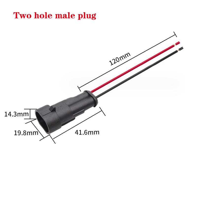 1/2/3/4/5/6 Pin Way Electrical Wire Connector, 18Awg Male Female Plug Socket, Quick Disconnect Wire Connectors For Car, Truck