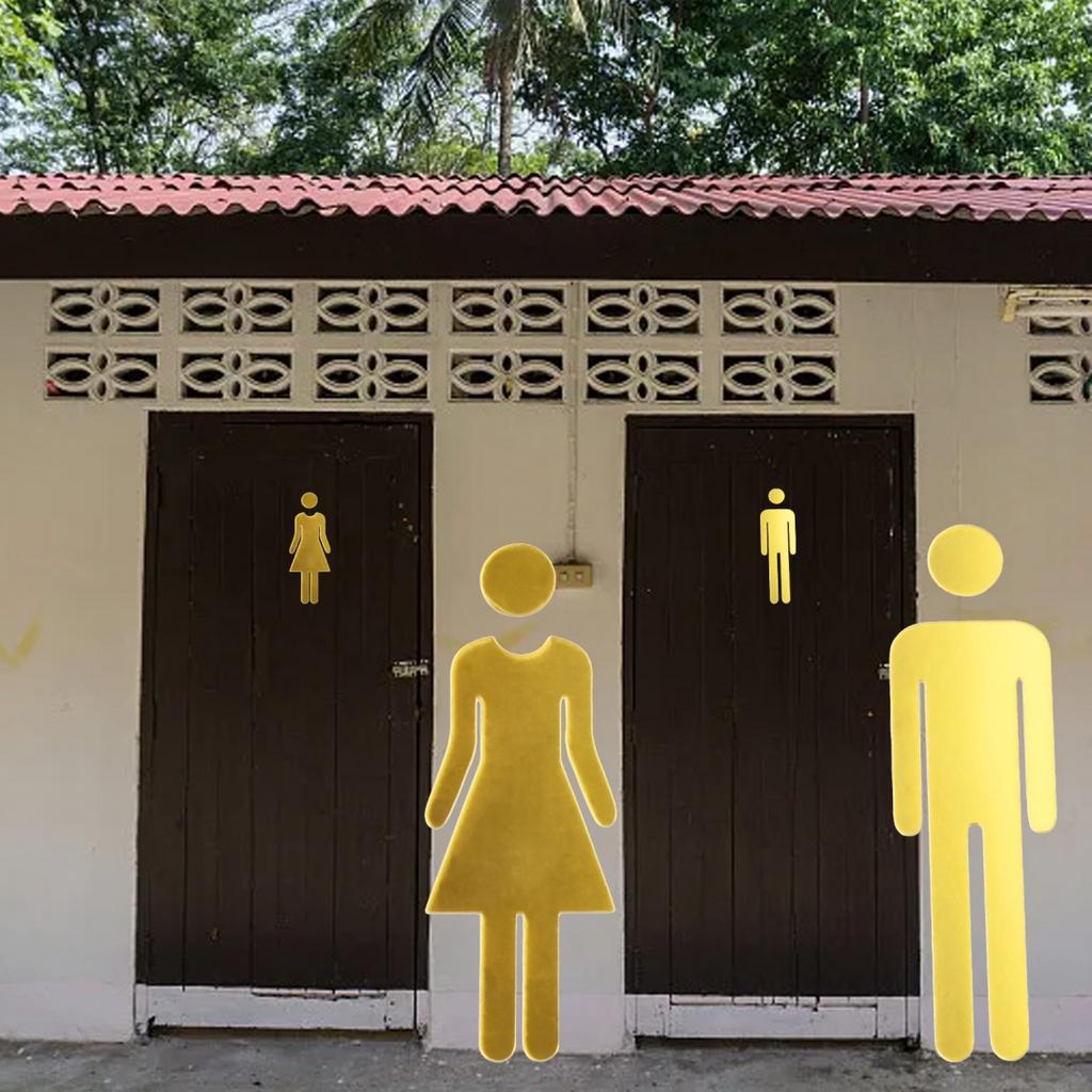 Decals Sticker Indicator Plaque Replacemnt Restroom