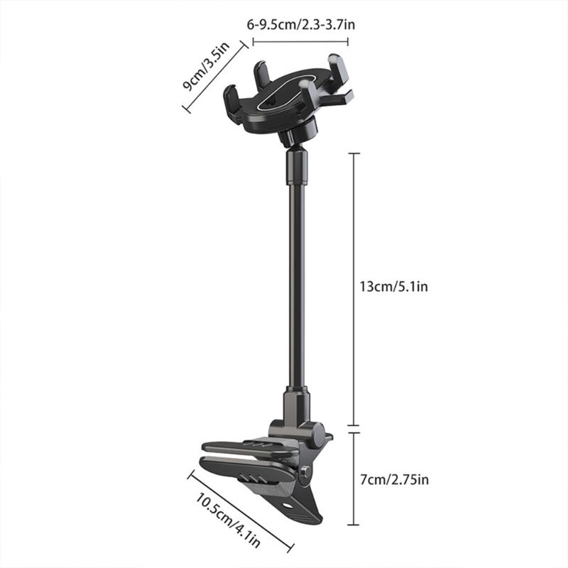Mobile Phone Bracket For Golf Cart Bike Boats Trucks & Tables Wheelchair Musical Instrument Featuring High Strength Grip