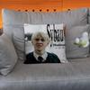 Actor D-Draco M-Malfoy Pillow Case Square Double-Sided Printing Short Plush Sofa Cushion Cover Bedroom Bedside Pillow