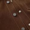 Women's Polo Collar Long Sleeve Corduroy Shirt