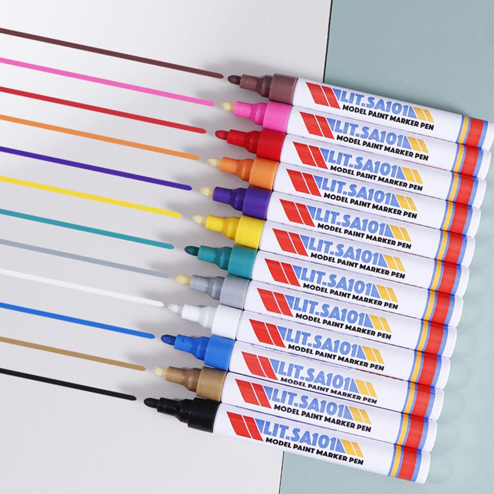 Car Scratch Repair Paint Pen Quick Dry Touch Up Paint Repair Pen Waterproof Wheel Tyre Marker Auto Scratch Remover Painting Pens