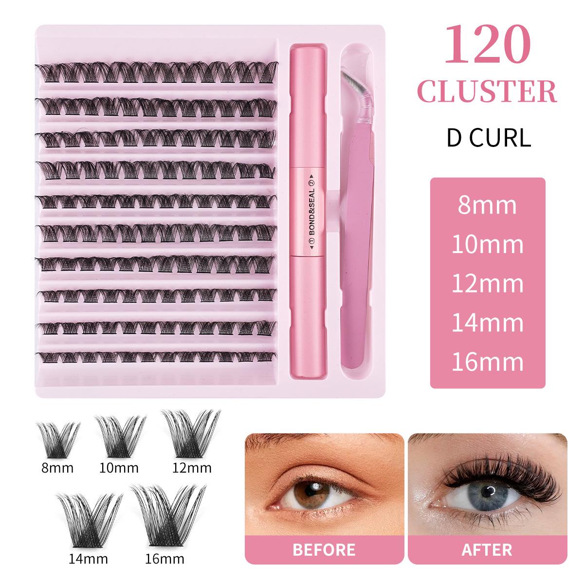 

Трансграничные DIY пучковые накладные ресницы горячего расплава - Сегментированные для европейского и американского стилей