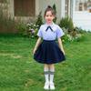 Thai Academy-Style Summer Graduation Uniform: Fashionable JK Skirt Set for Elementary Girls