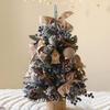 45cm DIY Christmas Tree Kit With Light Artificial Pine Illuminated Christmas Tree Pine Branch Handicraft Christmas Decorations