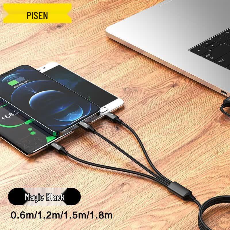 Pisen Xingsu 3-in-1 Universal Braided Charging Cable
