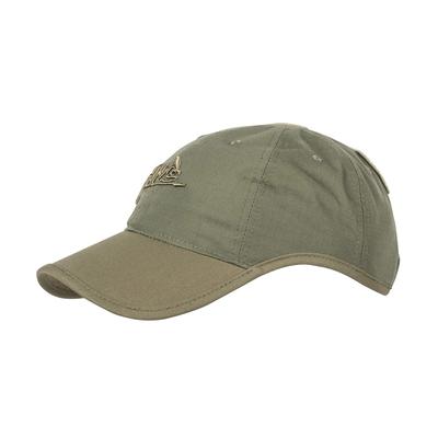 [HELIKON-TEX] LOGO CAP Helikon-Tex Logo Cap POLYCOTTON RIPSTOP Baseball Cap with Velcro Panel