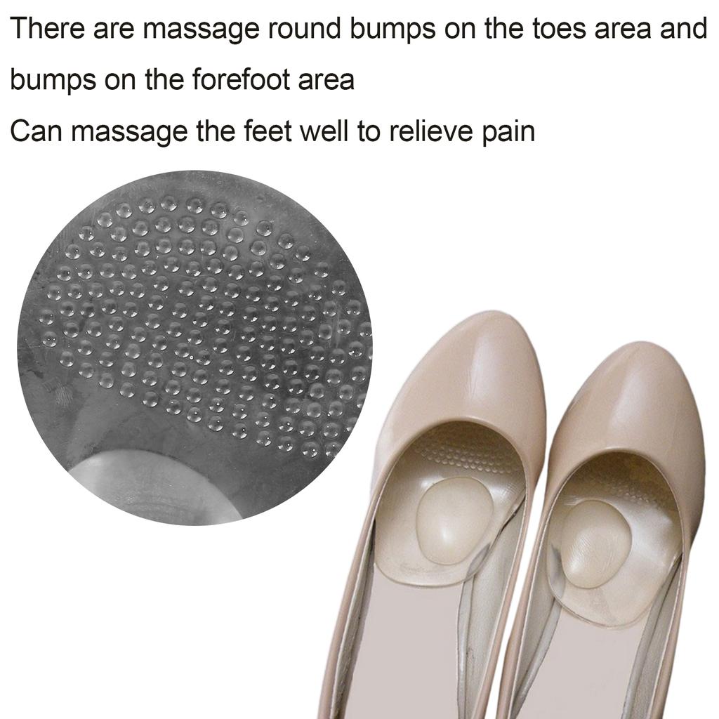 2pcs Massage Metatarsal Pads Pain Relief Skin Friendly Forefoot Pad for Foot Care