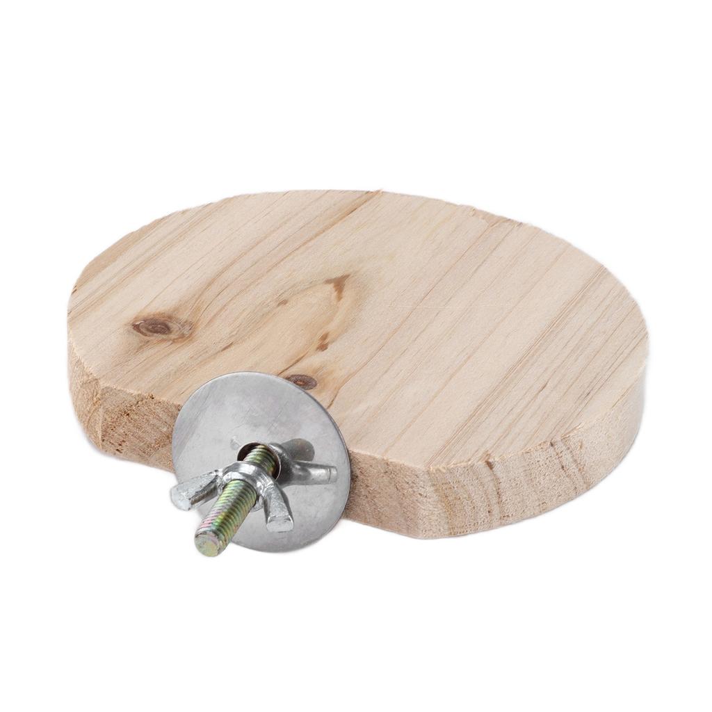 3 Pcs Chinchilla Wooden Platform Set L Shaped Round Hole Wooden Platform for Chinchilla Hamster