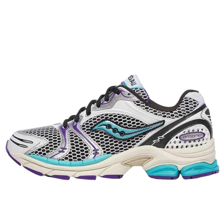 Saucony ProGrid Triumph 4 White Blue Unisex Sneakers S70704-13 41