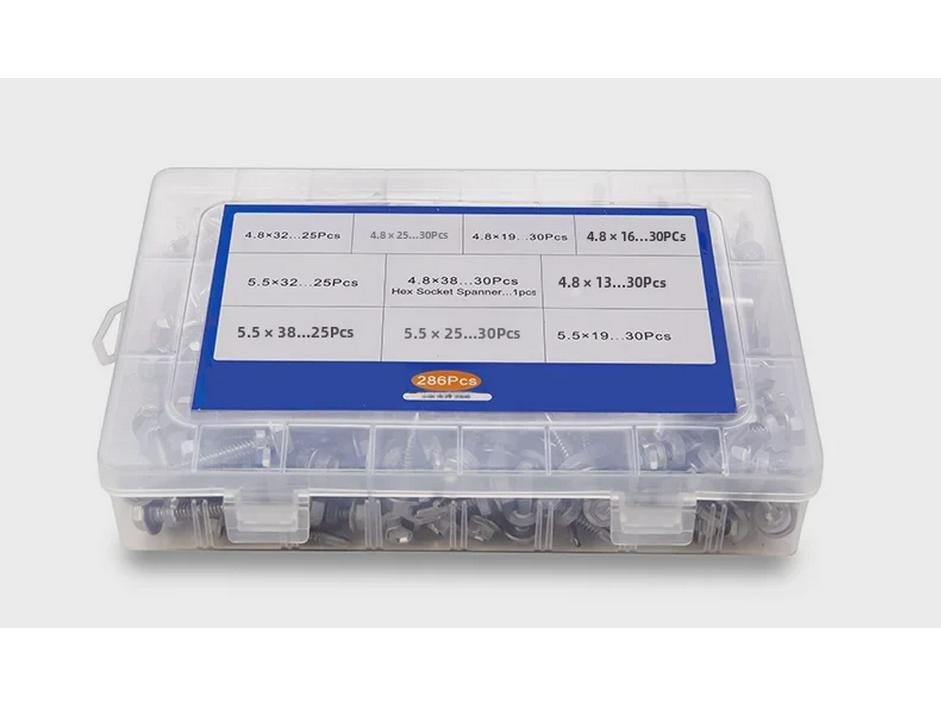 410 Stainless Steel Hex Head Screw Set for Cross-Border Colored Steel Tile