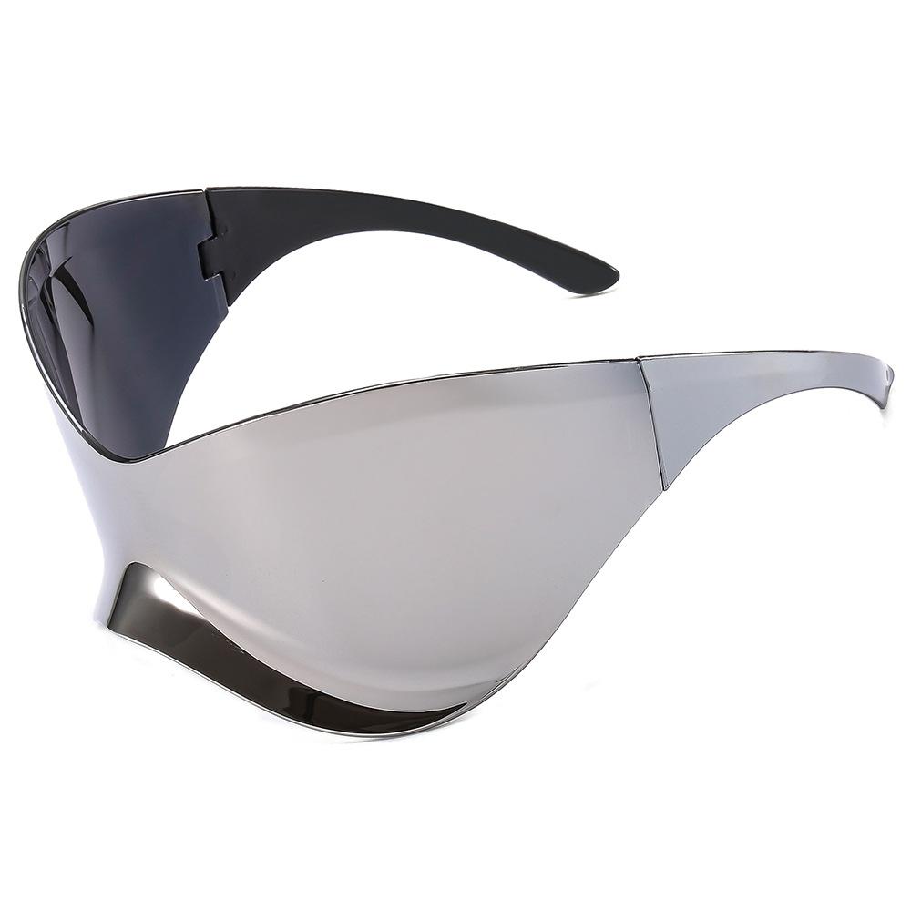 Popular Women's Sunglasses Oversized exaggeration Punk Sunglasses Sun Glasses Men UV400 Shades Mirror Colorful Y2K Eyewear