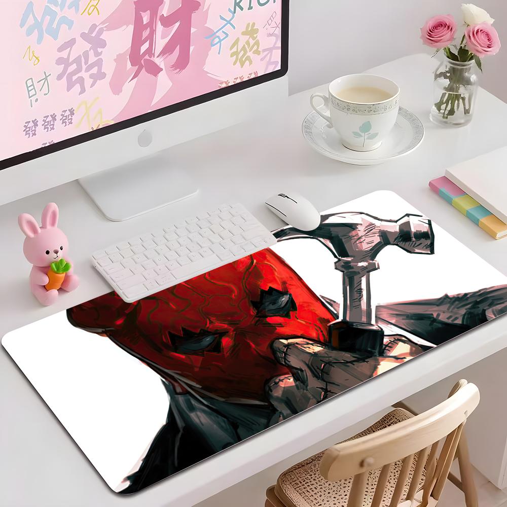 Tapis de Souris Anime Doroderodo Plusieurs Tailles Carré Large Tapis de Bureau Ordinateur Jeu Table Caoutchouc Antidérapant Tapis de Souris