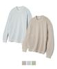 KIIMUIR Cotton Meshed Crew Neck Knit_3 Color