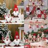 Whimsical Holiday Tabletop Decorations Featuring Cartoon Style Christmas Accents