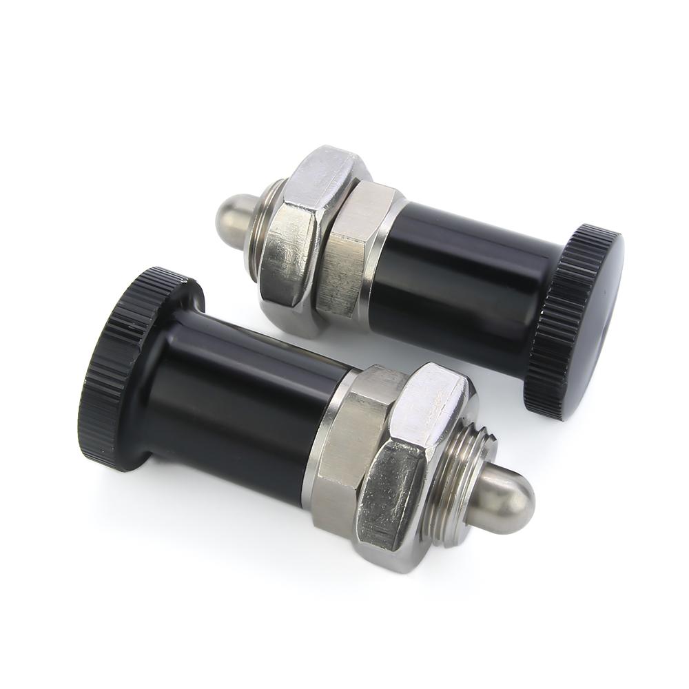 1 Stück Einpressbarer Kugeliger Federdruckbolzen KST214 Edelstahlfeder Selbstsichernder Knopf Rückstellknopf Federdruckbolzen Indexierbolzen