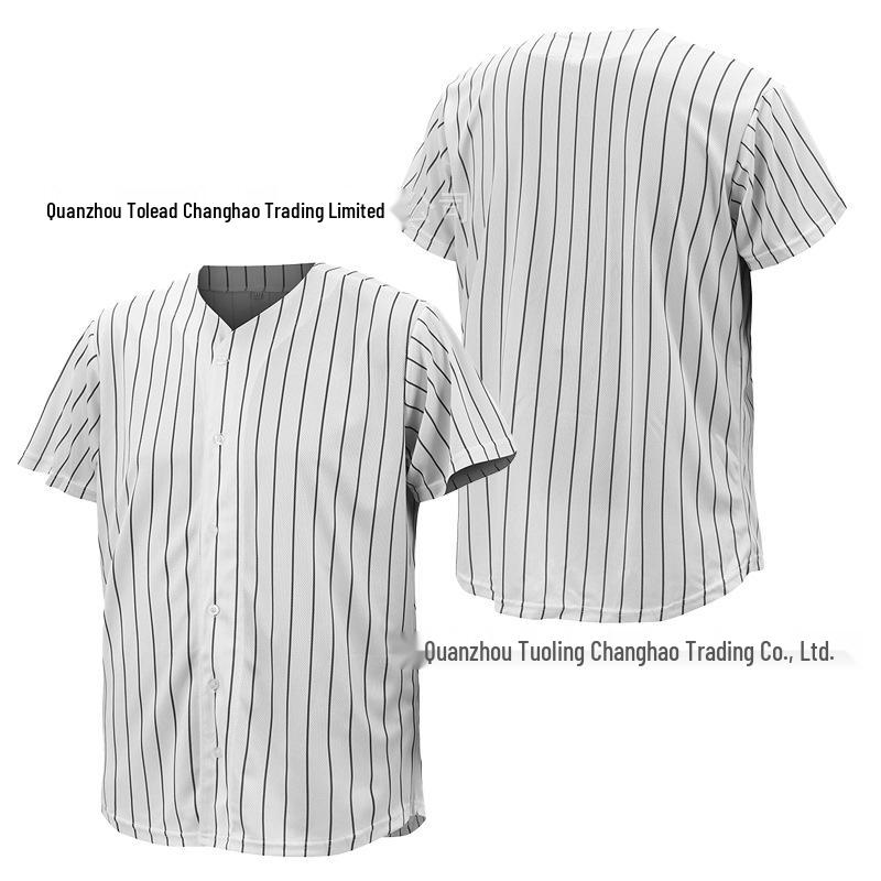 

Men s Hand-Embroidered Solid Color Baseball Jersey - Short Sleeve, Round Neck XXL