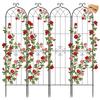 VEVOR Garden Trellis, 220 X 52.5 Cm Rose Trellis, 4 Packs Garden Flower Rose Trellises with Powder-Coated Finish & Convenient Locking Design