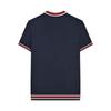 Lambretta Mens Valero Knitted Tipped Short-Sleeved Polo Shirt