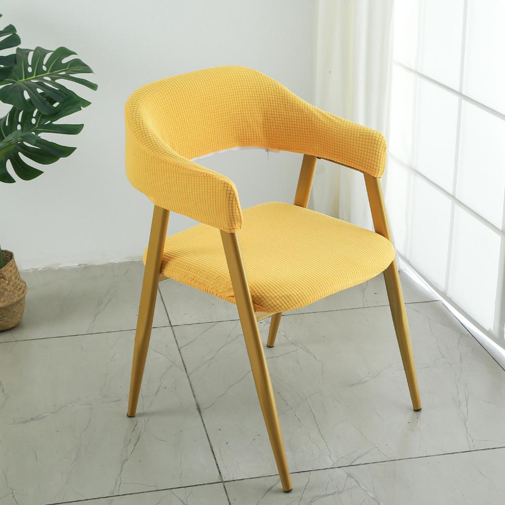 Thickened Elastic Fabric Hollow Chair Set Restaurant Restaurant Split Chair Cover