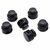 10 Pcs/Pack Cord Lock Toggle Clip Stopper Plastic Black For Bags/Garments Size:15mm*14mm