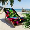 Santos Laguna Print Beach Towel, Large Soft Quick Dry Towel for Beach Camping Swimming