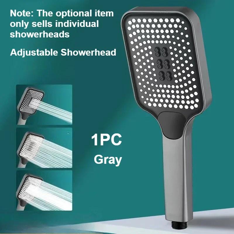 Supercharged Bathroom Bath Shower Mixer Faucet Set Shower Accessories Household Copper Nozzle Set Universal Shower Head System