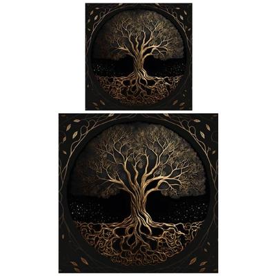 Altar Cloth Tapestry Life Tree Tablecloth Ritual Spiritual Cloth for Tarot Table
