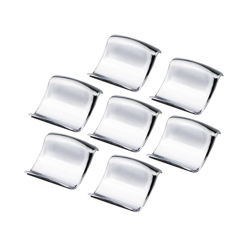 

7 шт. для Nissan X-trail T31 Qashqai J10 Teana Sylphy Tiida March Sunny Note Altima Navara D40 Chrome Автомобильный подъемник окон серебряный