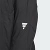 Adidas FW24 FUSTL P DJK LON Water-Resistant Long Warm Sports Casual Hooded Down Jacket Men Jacket Carbon-Black JM6176