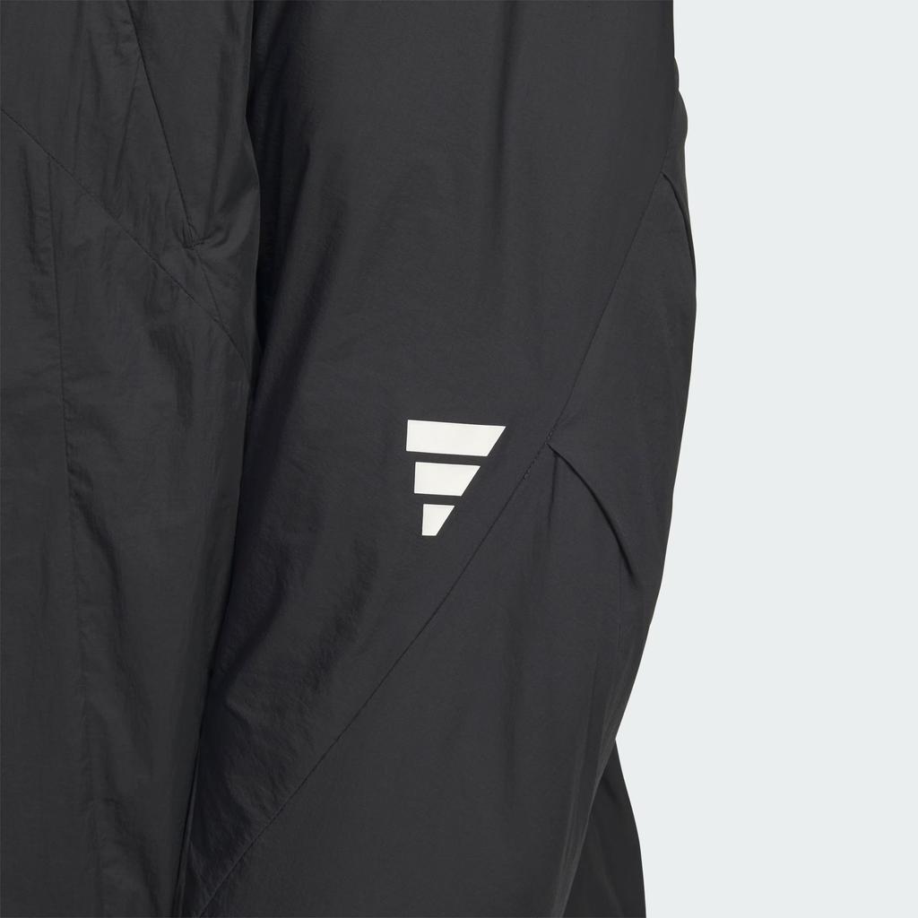 Adidas FW24 FUSTL P DJK LON Water-Resistant Long Warm Sports Casual Hooded Down Jacket Men Jacket Carbon-Black JM6176