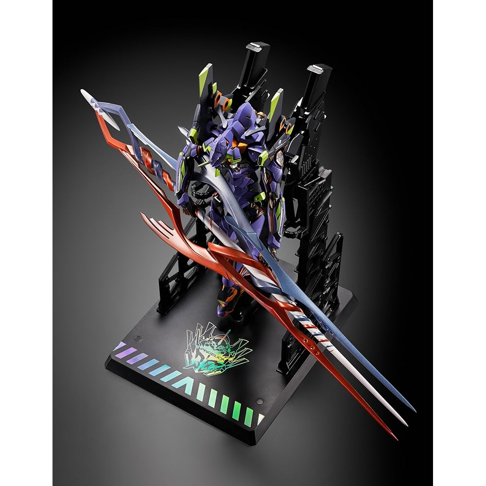 TAMASHII NATIONS Metal Build Evangelion Unit 01 30th with Spear of Gaius 220mm Action Figure ABS PVC Diecast