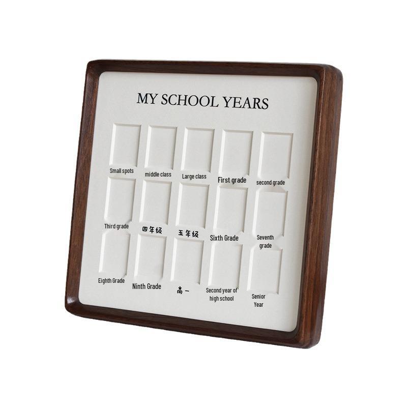 Personalized Children's Growth Photo Frame for Passport, Graduation, and ID Photos