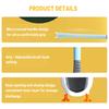 Diving Duck Toilet Brush Set Silicone Bathroom Toilet Brush and Bracket Set for Toilet Clean Lid Edge Clean