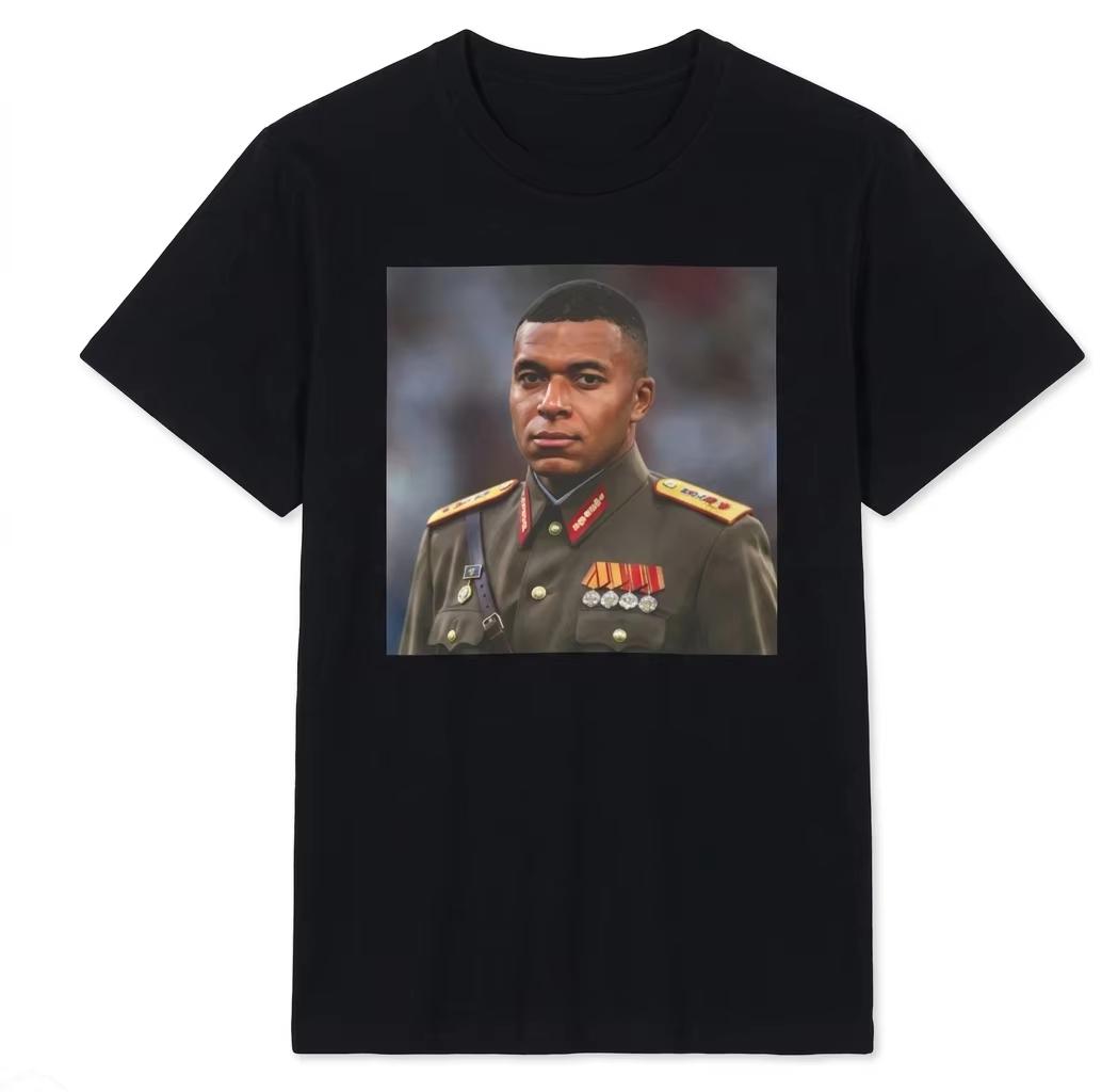Kylian Mbappe Dictador Meme Graphic 2026 TShirt Cotton Unisexs WoUnisexs Y2k Popular Oversized Funny Tshirt Casual ONeck Tee S