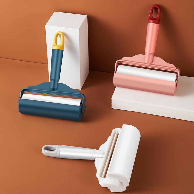 1Pc-Clothing Sticky Hair Device Washable Sticky Barrel Roller Dust Brush Suction Hair Roller Anti-Static Sticky Hair Roller