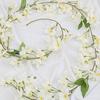 Artificial Flower Single Branch Embroidered Ball Flower Decoration Wedding Handmade Bouquet Artificial Flower Home Decoration